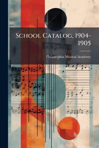 Cover image for School Catalog, 1904-1905