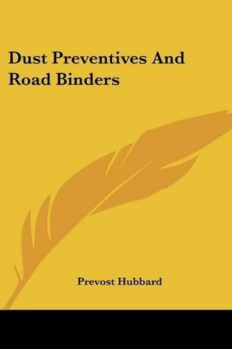 Cover image for Dust Preventives and Road Binders