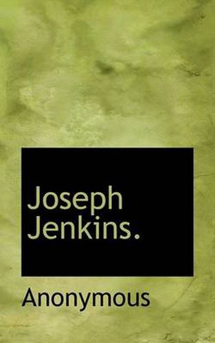 Cover image for Joseph Jenkins.