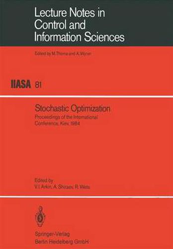 Cover image for Stochastic Optimization: Proceedings of the International Conference, Kiev, 1984