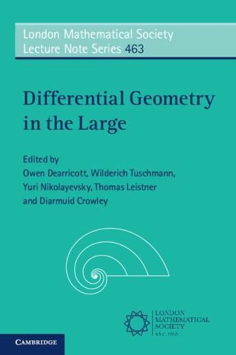 Cover image for Differential Geometry in the Large