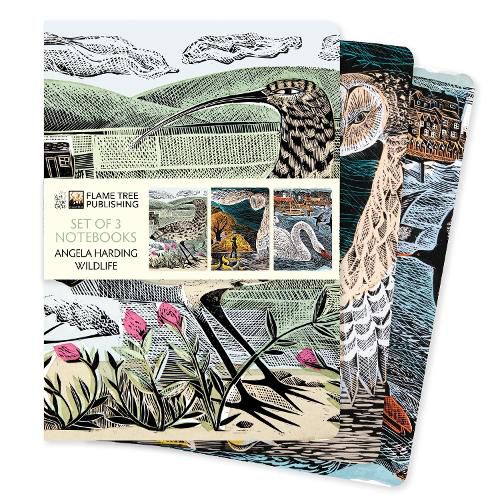 Cover image for Angela Harding: Wildlife Set of 3 Standard Notebooks