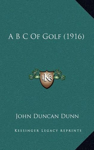 A B C of Golf (1916)