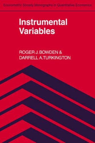 Cover image for Instrumental Variables