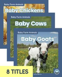 Cover image for Baby Farm Animals (Set of 8)