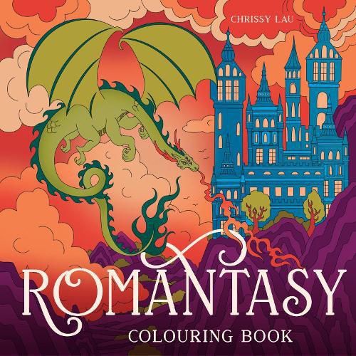 Cover image for Romantasy Colouring Book