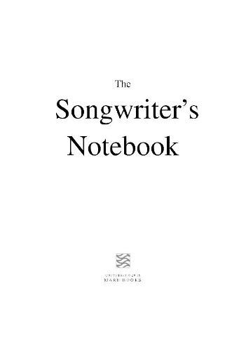 Cover image for The Songwriter's Notebook