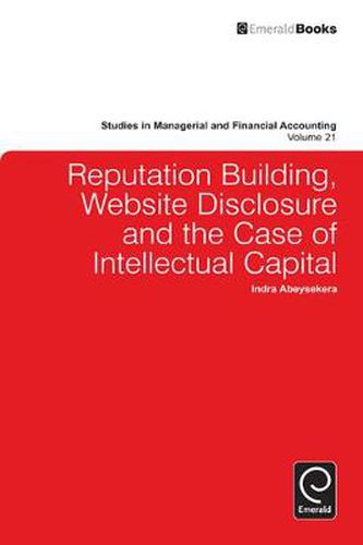 Cover image for Reputation Building, Website Disclosure & The Case of Intellectual Capital