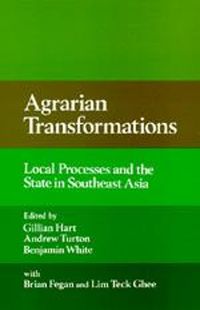 Cover image for Agrarian Transformations: Local Processes and the State in Southeast Asia