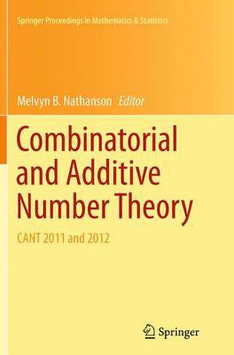Cover image for Combinatorial and Additive Number Theory: CANT 2011 and 2012