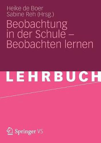 Cover image for Beobachtung in der Schule - Beobachten lernen