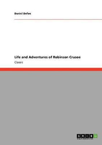 Cover image for Life and Adventures of Robinson Crusoe