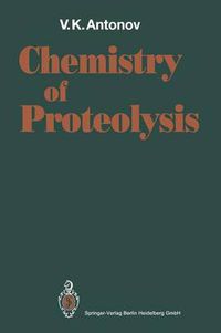 Cover image for Chemistry of Proteolysis