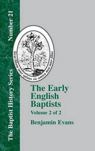 Cover image for The Early English Baptists - Vol. 2