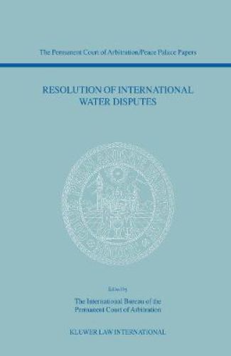 Cover image for Resolution of International Water Disputes