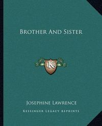 Cover image for Brother and Sister