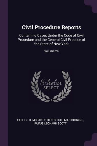 Cover image for Civil Procedure Reports