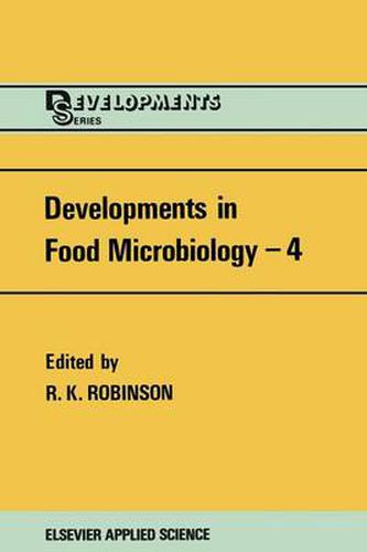 Cover image for Developments in Food Microbiology-4