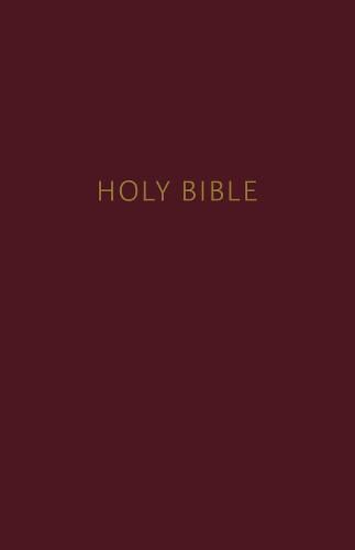 Cover image for NKJV, Pew Bible, Hardcover, Burgundy, Red Letter, Comfort Print: Holy Bible, New King James Version