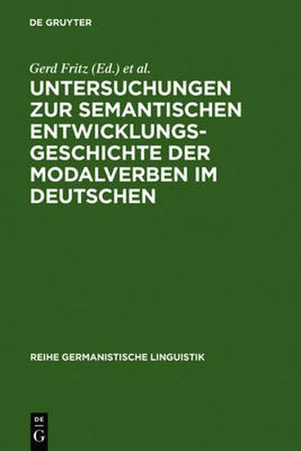 Cover image for Untersuchungen zur semantischen Entwicklungsgeschichte der Modalverben im Deutschen