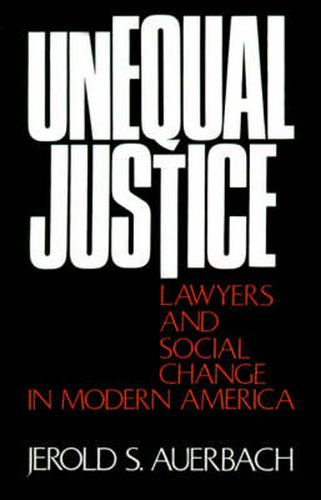 Cover image for Unequal Justice