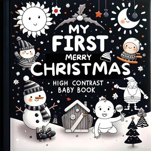 Cover image for High Contrast Baby Book - Merry Christmas