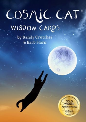 Cover image for Cosmic Cat Wisdom Cards