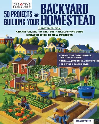 Cover image for 50 Projects for Building Your Backyard Homestead, Updated Edition