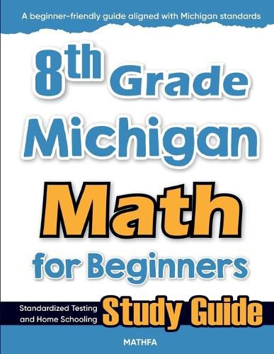 Cover image for 8th Grade Michigan Math for Beginners