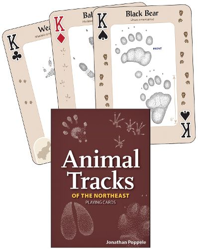 Cover image for Animal Tracks of the Northeast Playing Cards