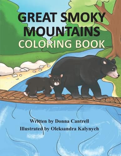 Cover image for Great Smoky Mountains Coloring Book