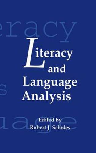 Cover image for Literacy and Language Analysis