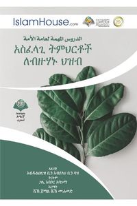 Cover image for አስፈላጊ ትምህርቶች ለብዙሃኑ ህዝብ - The Important Lessons for the Muslim Ummah