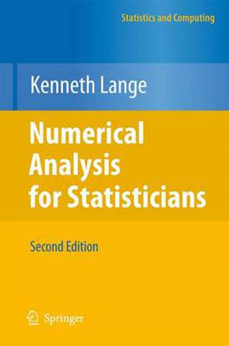 Cover image for Numerical Analysis for Statisticians