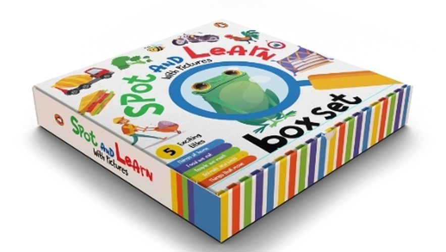 Spot and Learn with Pictures (Penguin Early Learning Series)- a Boxset of 5 Fun & Interactive Board Book to Develop Observation Skills and Vocabulary for Kids, Toddlers