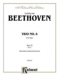 Cover image for Piano Trio No. 6 - Op. 70, No. 2: E-Flat Major