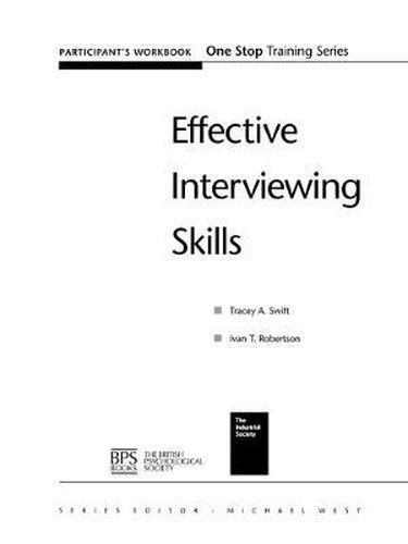 Cover image for Effective Interviewing Skills: Participant's Workbook