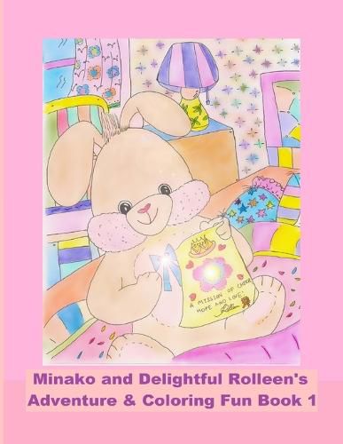 Cover image for Minako and Delightful Rolleen's Adventure & Coloring Fun Book 1