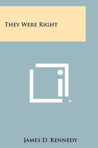 Cover image for They Were Right