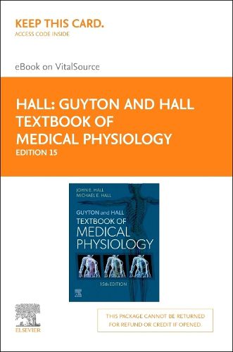 Cover image for Guyton and Hall Textbook of Medical Physiology - Elsevier eBook on Vitalsource (Retail Access Card): Guyton and Hall Tex