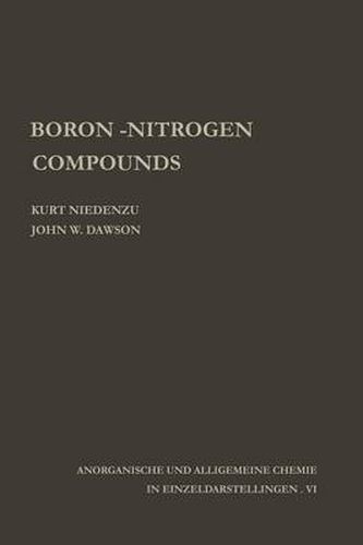 Cover image for Boron-Nitrogen Compounds