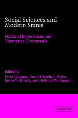 Cover image for Social Sciences and Modern States: National Experiences and Theoretical Crossroads