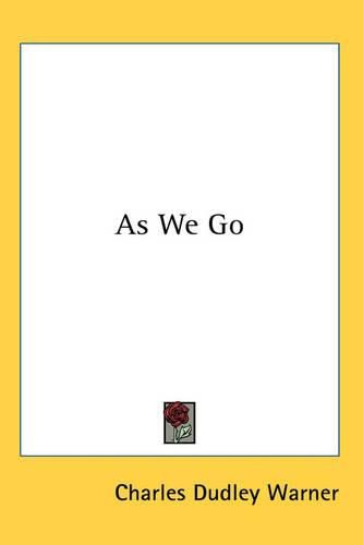 Cover image for As We Go