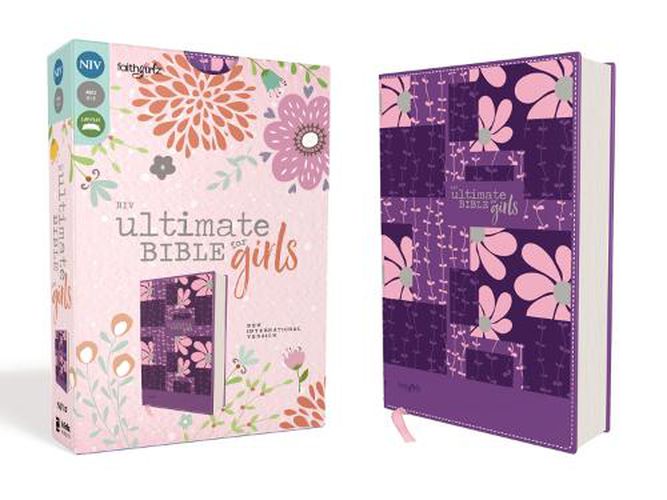 Cover image for NIV, Ultimate Bible for Girls, Faithgirlz Edition, Leathersoft, Purple