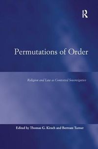 Cover image for Permutations of Order: Religion and Law as Contested Sovereignties