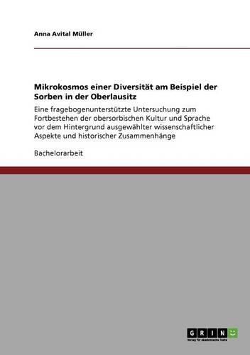 Mikrokosmos Einer Diversitat Am Beispiel Der Sorben in Der Oberlausitz