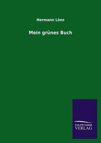 Cover image for Mein Grunes Buch