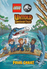 Cover image for Untold Dinosaur Tales #3: Fossil Chase! (LEGO Jurassic World)