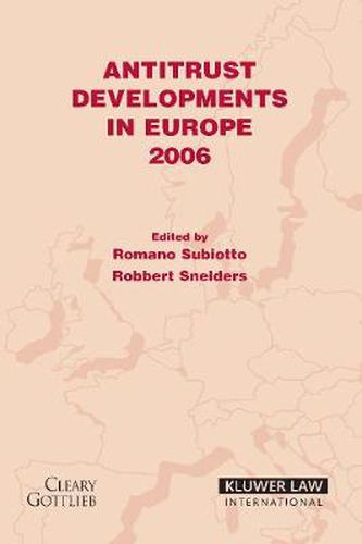 Cover image for Antitrust Developments in Europe: 2006