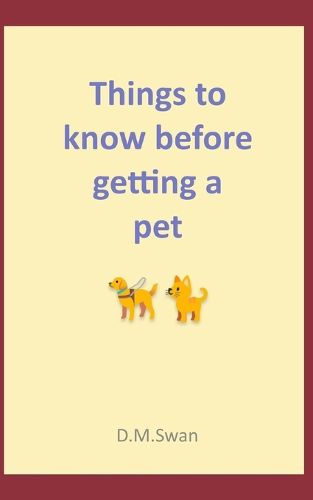 Cover image for Things to know before getting a pet